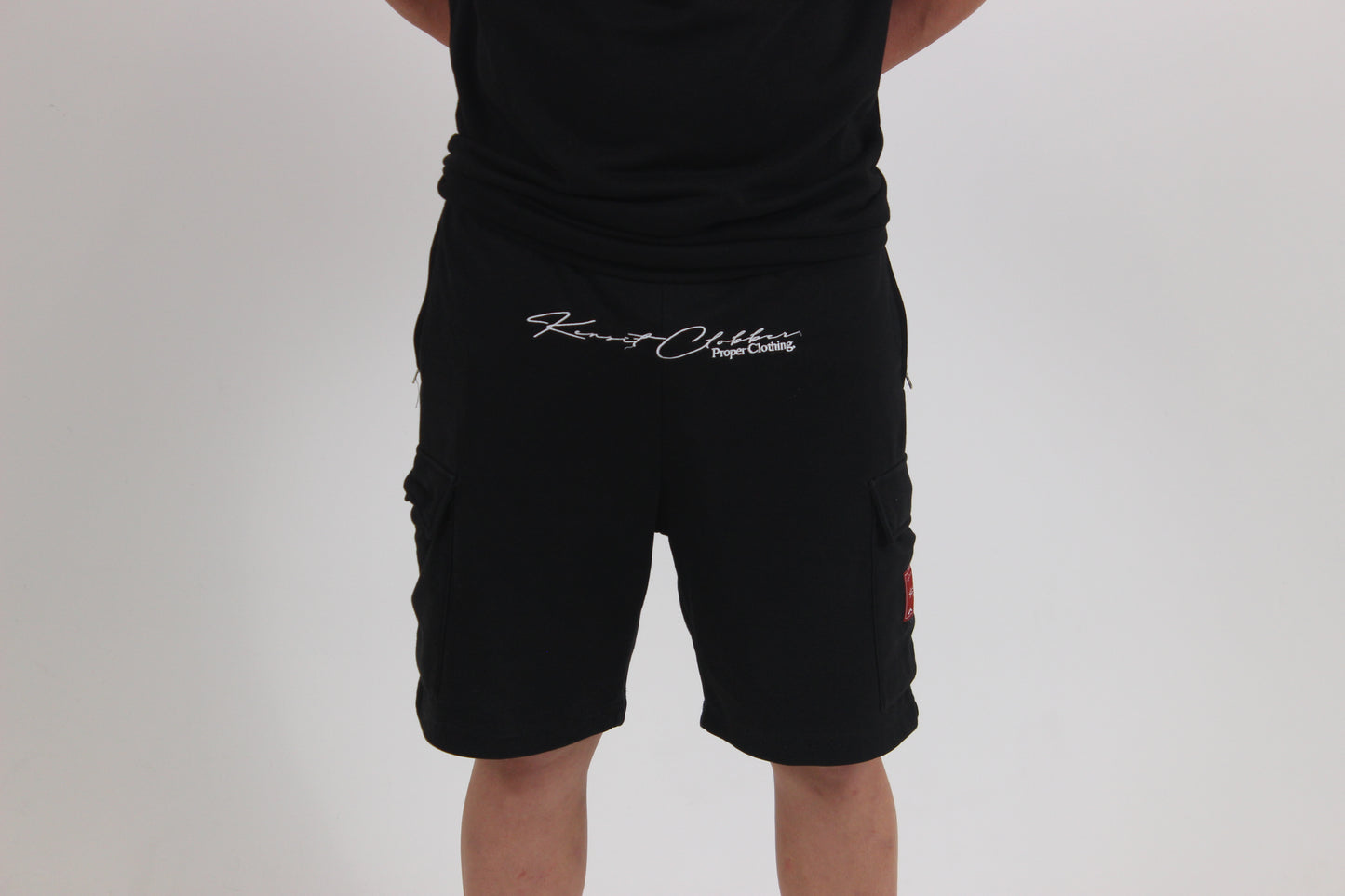 Noir Cargo Shorts