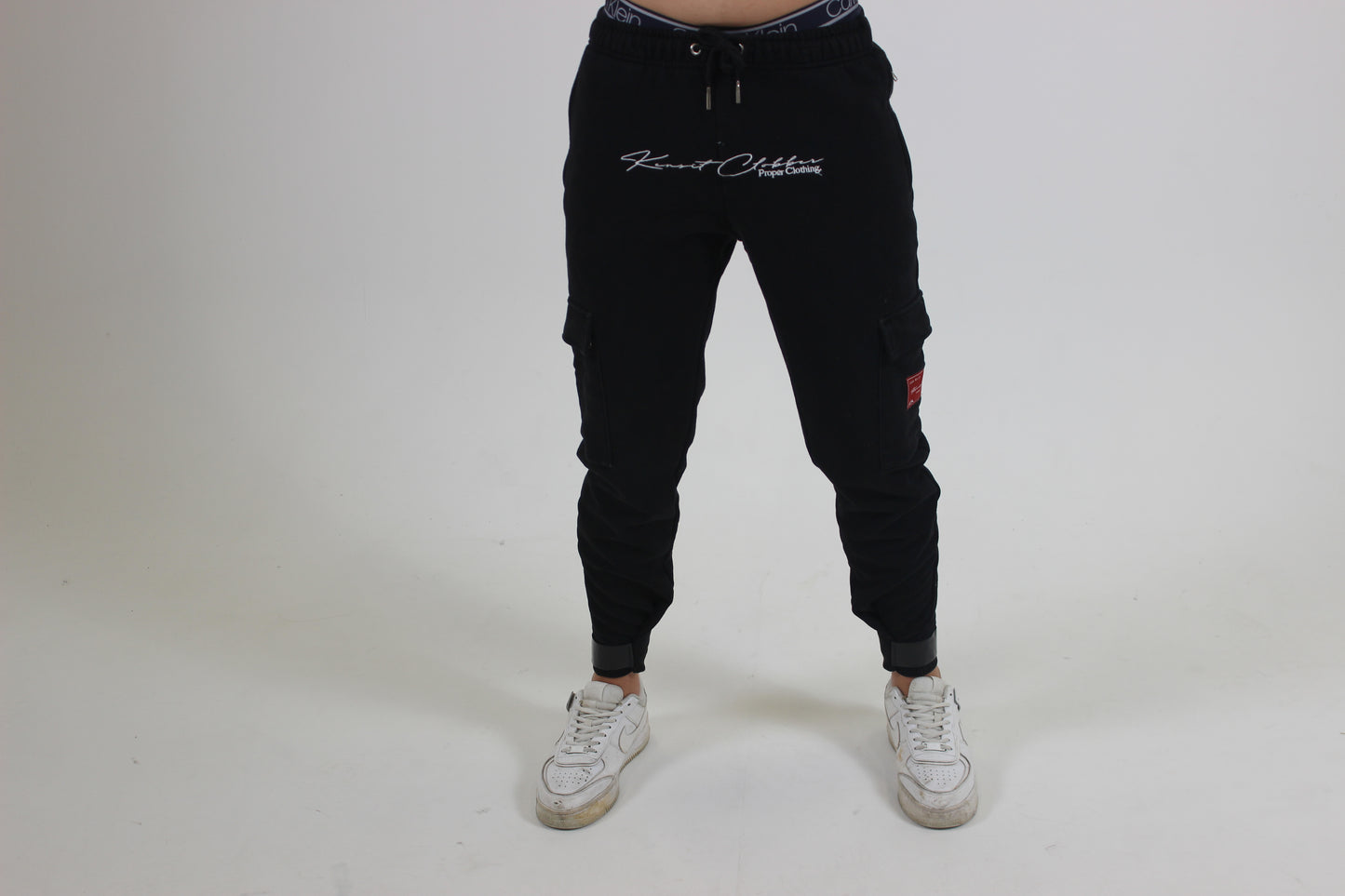 Noir Cargo Sweats