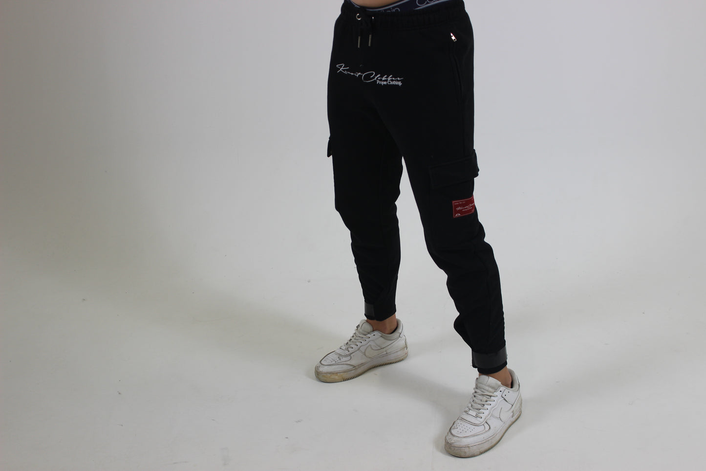 Noir Cargo Sweats